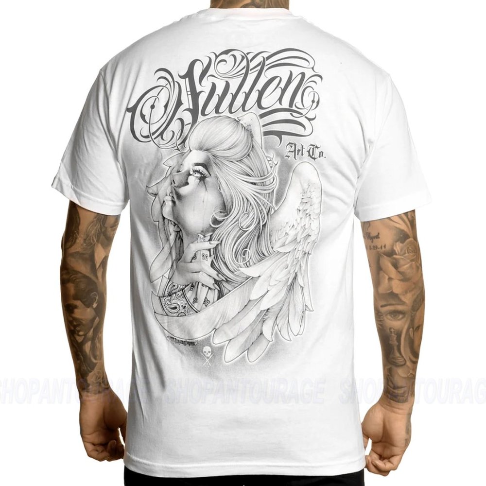 4X,5X: Sullen Art Collective Heaven Sent Standard SCM5537 Short Sleeve Men`s Tee